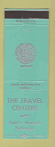 Matchbook Cover - Travel Centers Quincy Macomb Burlington IL