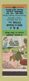 Matchbook Cover - B&J Rent a Trailer Fresno CA hillbilly