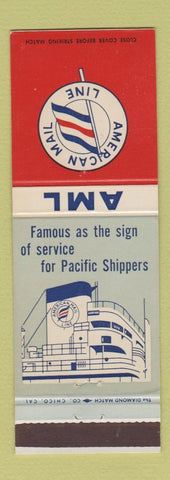 Matchbook Cover - American Mail Line Shipping