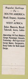 Matchbook Cover - Delta Lines Shipping New Orleans LA