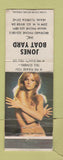 Matchbook Cover - Jones Boat Yard Miami FL pinup WEAR
