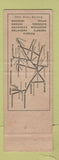 Matchbook Cover - Frisco Railroad