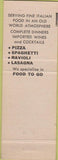 Matchbook Cover - Bit of Italy San Gabriel CA