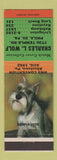 Matchbook Cover - Charles Wolf Match Collector Philadelphia PA Schnauzer