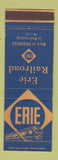 Matchbook Cover - Erie Railroad Mark of Progress