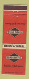 Matchbook Cover - Illinois Central Railroad
