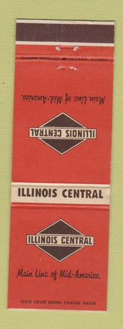 Matchbook Cover - Illinois Central Railroad
