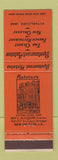 Matchbook Cover - Restaurant Antoine New Orleans LA