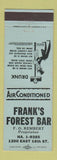 Matchbook Cover - Frank's Forest Bar