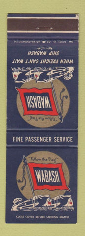 Matchbook Cover - Wabash Railroad