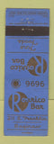 Matchbook Cover - Ronrico Bar Saginaw MI