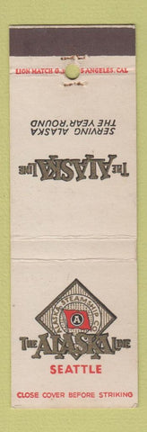 Matchbook Cover - Alaska Line Cruise shipping Seattle WA