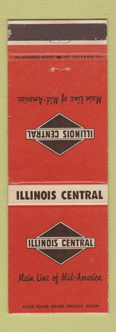 Matchbook Cover - Illinois Central Railroad