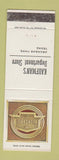 Matchbook Cover - Florsheim Shoes Kaufman's Aransas Pass TX WEAR