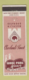 Matchbook Cover - Wade Park Manor Cleveland OH