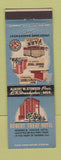 Matchbook Cover - Robert Treat Hotel Newark NJ