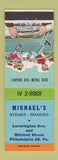 Matchbook Cover - Michael's Steaks Hoagies Philadelphia PA