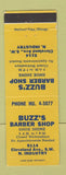 Matchbook Cover - Buzz's Barber Shop