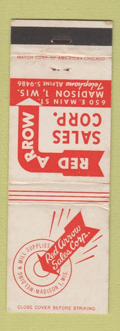 Matchbook Cover - Red Arrow Seals Corp Welding Mill Supply Madison WI