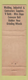 Matchbook Cover - Red Arrow Seals Corp Welding Mill Supply Madison WI