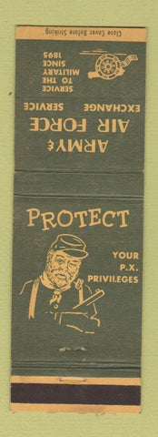 Matchbook Cover - Army Air Force Exchange Service PX