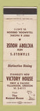 Matchbook Cover - Stangle's New Victory House Tillamook OR WEAR