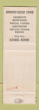 Matchbook Cover - Stangle's New Victory House Tillamook OR WEAR