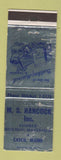 Matchbook Cover - MS Hancock Lumber Casco ME WEAR
