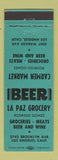 Matchbook Cover - La Paz Grocery Carmen Market Los Angeles CA