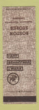 Matchbook Cover - Hart Schaffner Marx Men's Clothes Inglewood Hawthorne CA