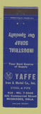 Matchbook Cover - Yaffe Iron Metal Muskogee OK