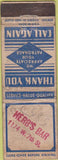 Matchbook Cover - Herb's Bar STAMPED POOR