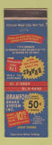Matchbook Cover - Branford Brake System Newark NJ