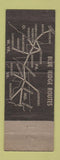 Matchbook Cover - Blue Ridge Express Buses Pittsburgh PA Washington DC