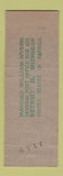 Matchbook Cover - Luxus Cafe Rawlins WY