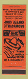 Matchbook Cover - Brownsville Coffee Shop TX