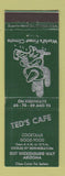 Matchbook Cover - Ted's Cafe Out Wickenburg Way AZ
