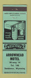 Matchbook Cover - Arrowhead Motel Sundance WY