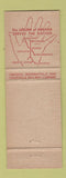 Matchbook Cover - Monon Hoosier Line Railroad