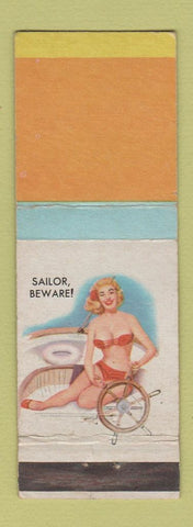 Matchbook Cover - Pinup Sailor Beware