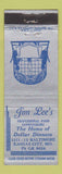 Matchbook Cover - Jim's Lee's Restaurant Kansas City MO