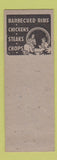 Matchbook Cover - Barrel Buffet Accurso Bros Kansas City MO