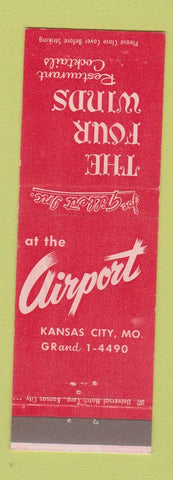 Matchbook Cover - Four Winds Restaurant Kansas City MO Airport