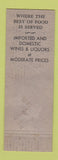 Matchbook Cover - Olson's Tavern Restaurant Kansas City MO