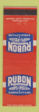 Matchbook Cover - Rubon Mops Floor Polish Kansas City MO