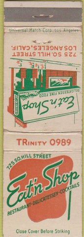 Matchbook Cover - Eat N Shop Los Angeles CA deli Kosher WEAR