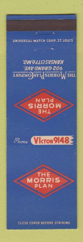 Matchbook Cover - Morris Plan Loans Kansas City MO