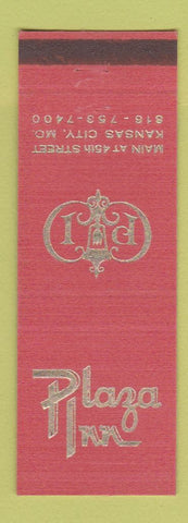 Matchbook Cover - Plaza Inn Kansas City MO