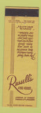 Matchbook Cover - Russell's Fine Foods Kansas City MO