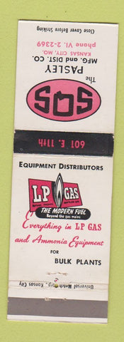 Matchbook Cover - LP Gas propane Pasley Kansas City MO